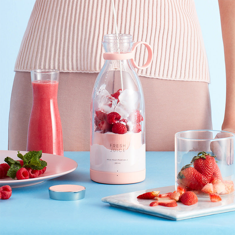 Rechargeable Mixers Fresh Fruit Juicers Cup Usb Portable Juicers Bottle Mini Fast Electric Portable Blender Smoothie Ice Maker