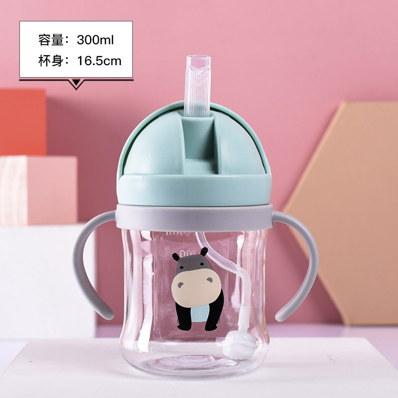 Children's straw cup for mothers and babies, kindergarten baby drinking cup, special children's cup for infants