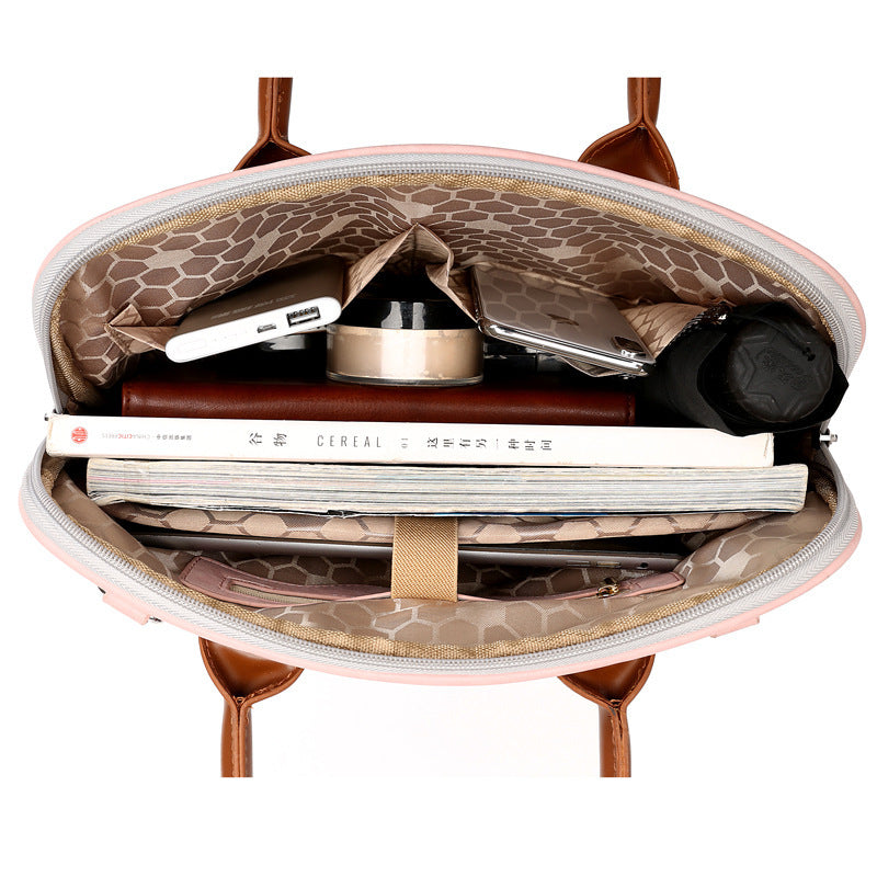 Folding laptop bag