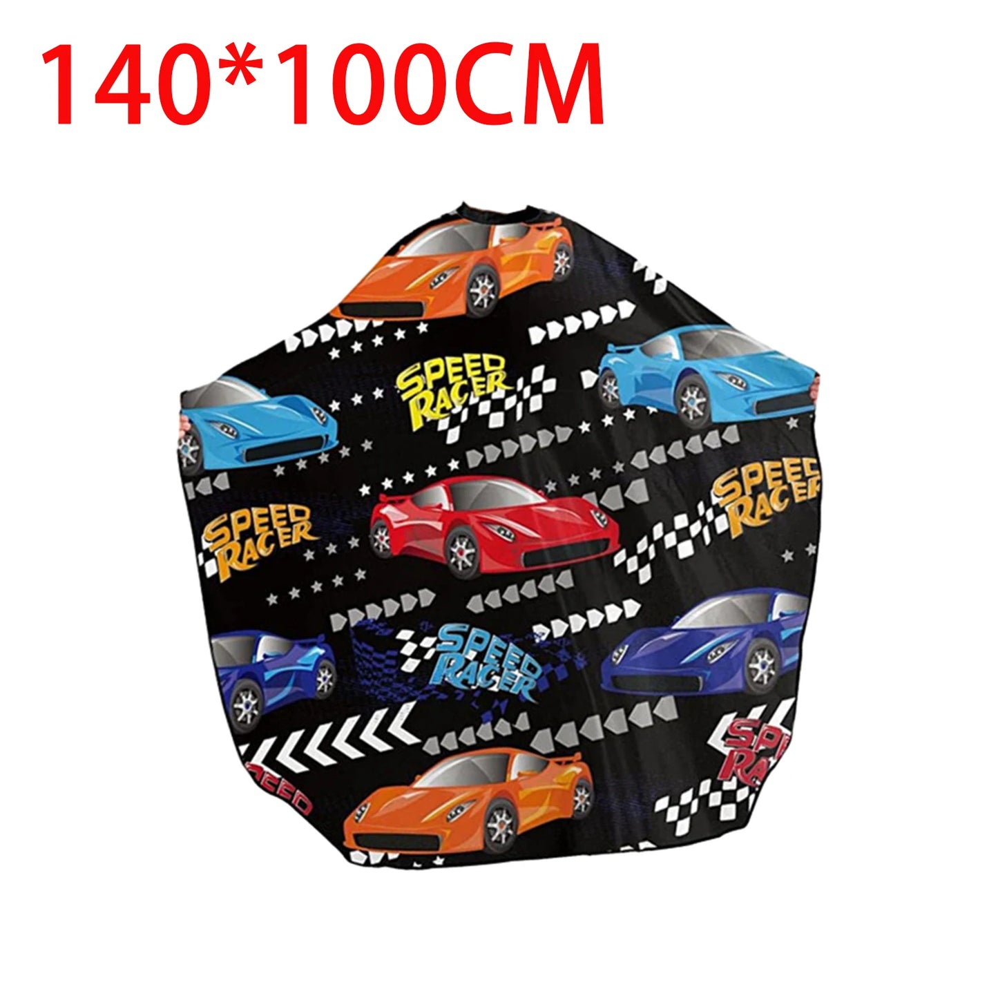 Kids Hair Cutting Cape Cute Adjustable Snap Haircut Coat Waterproof Hair Cut Apron Barber Accessories for Salon Home Hairdresser