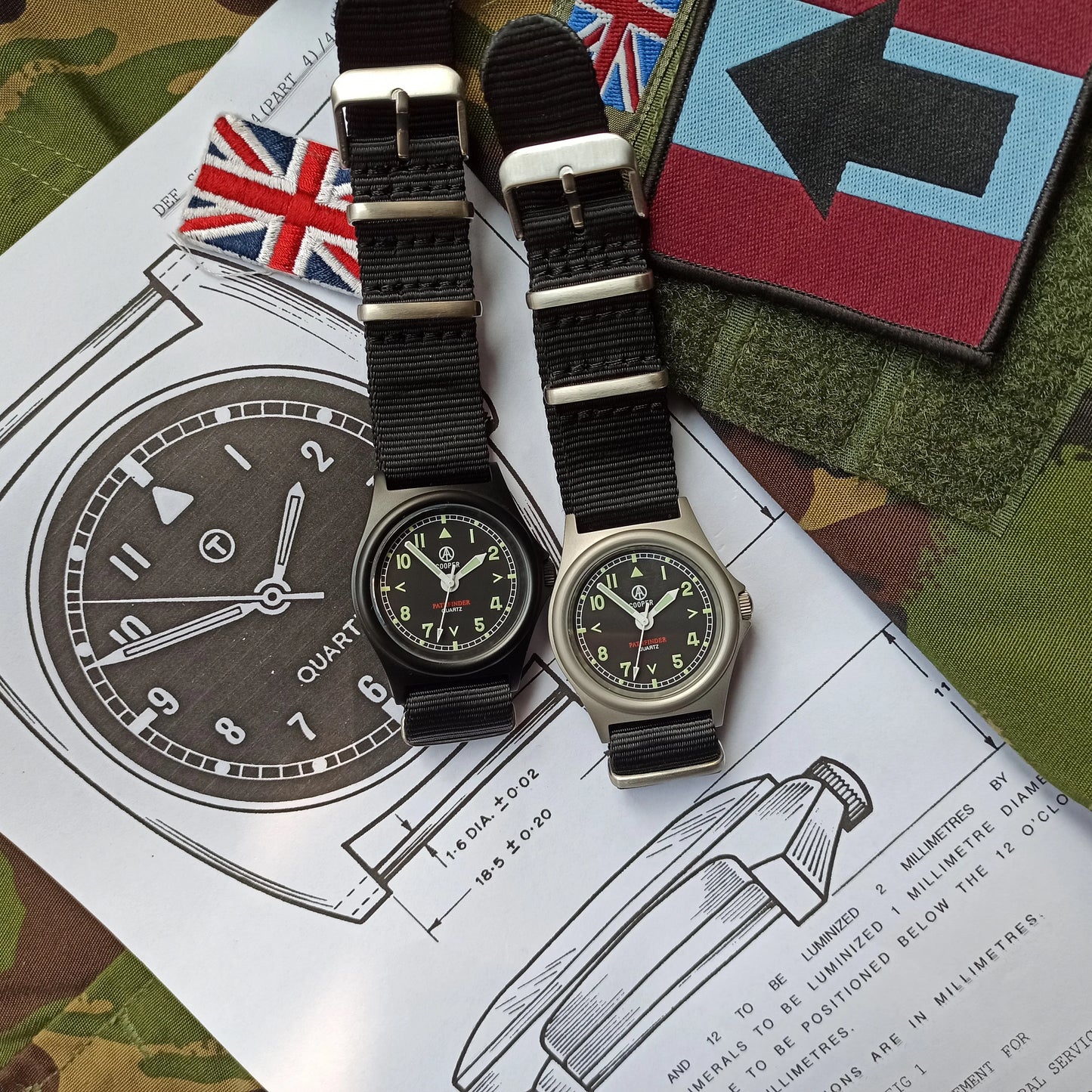 38mm Quartz Watch Miyota Movement MWC Matt Steel Swimming Waterproof Super Luminous 8018A