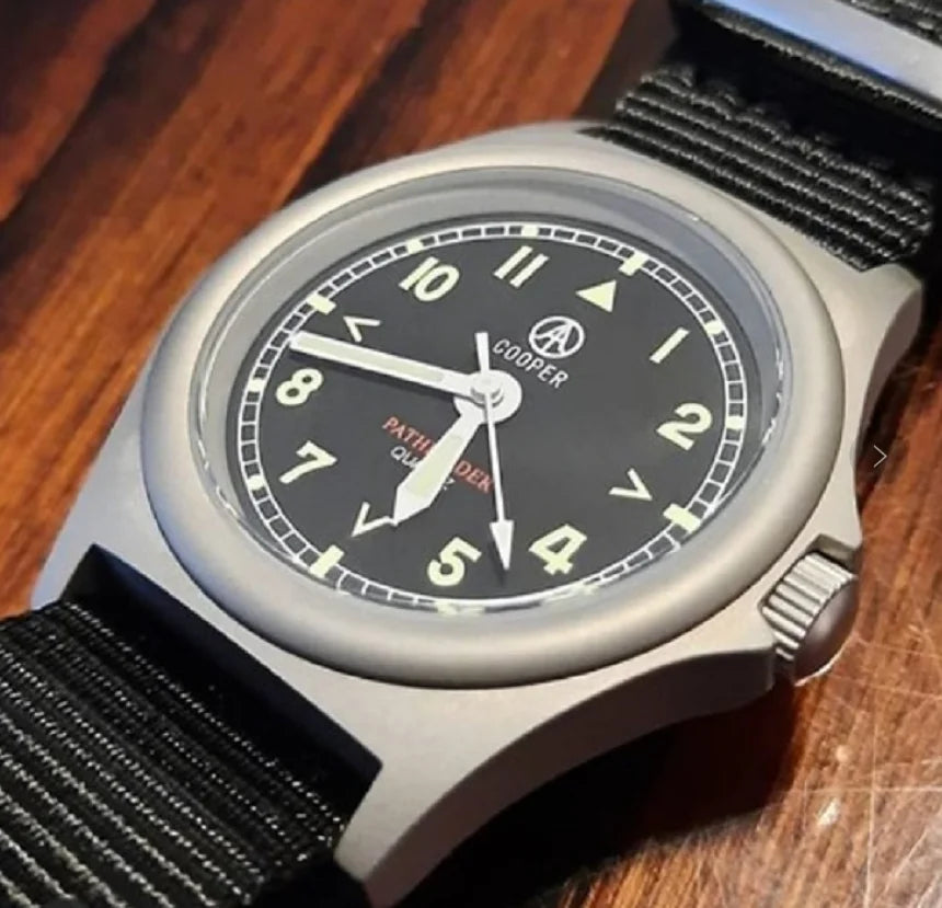 38mm Quartz Watch Miyota Movement MWC Matt Steel Swimming Waterproof Super Luminous 8018A