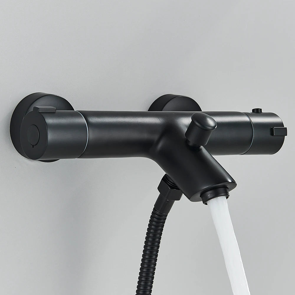 Thermostatic Shower Faucets Set Bathroom Thermostatic Mixer Tap Bathroom Mixer Mixing Valve Bathtub Faucet