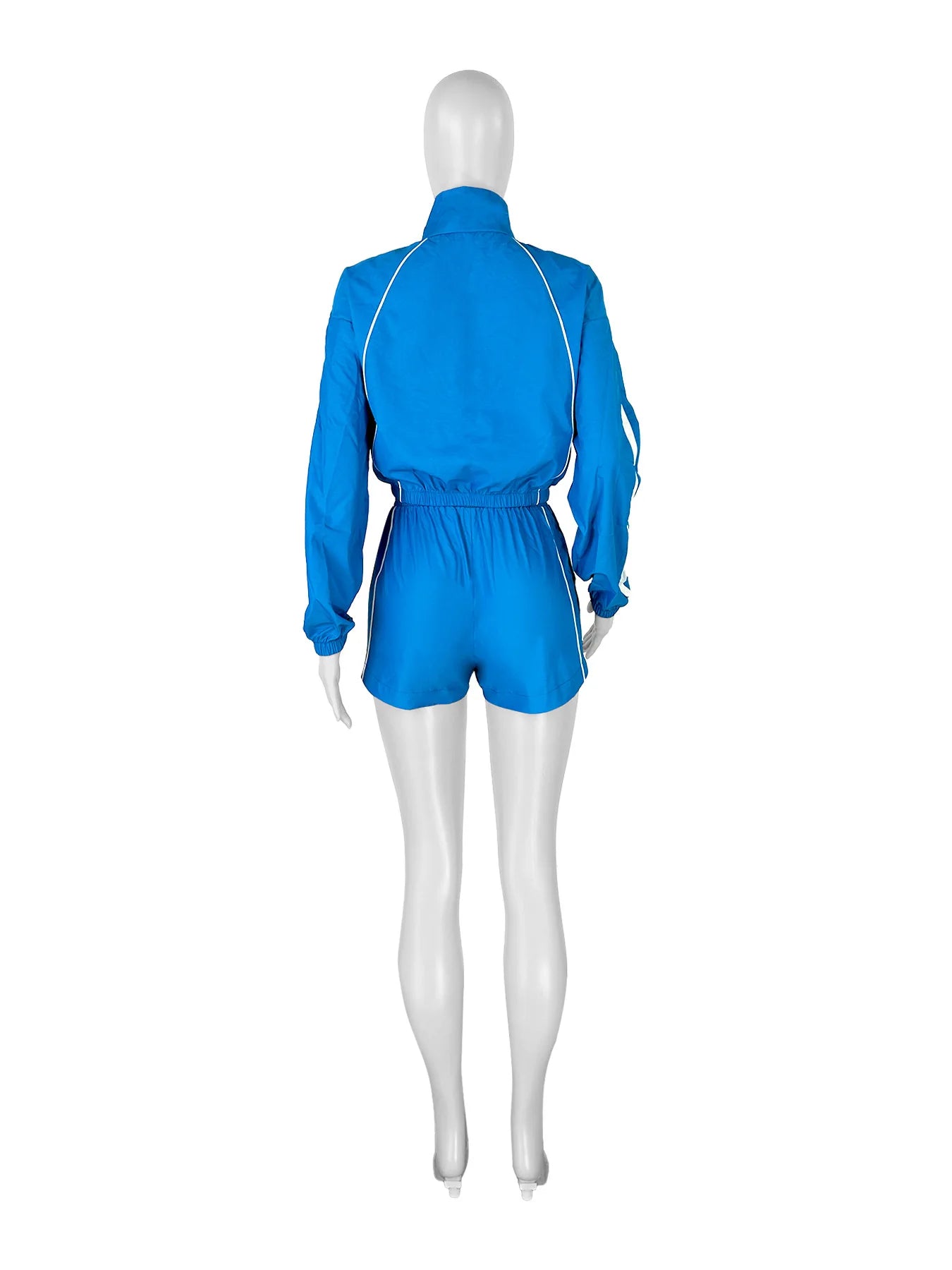 Shorts Pant Set Women Two Piece Sets Turn Down Collar Matching Sets Zipper Coats High Waist Y2k Streetwear Elegant Short Pants