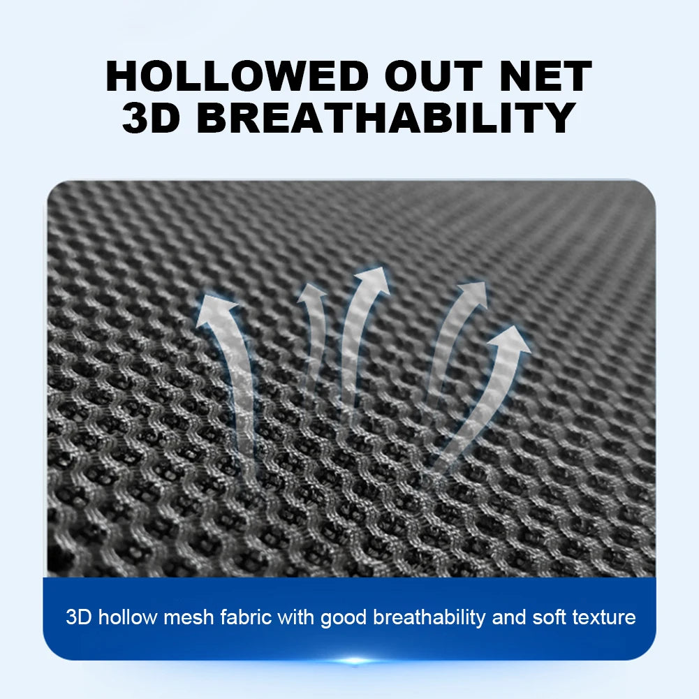Car Cooling Cushion with Fan Universal Ice Silk Seat Cushion Blowing Ventilation Summer Cool Air Seat Cushion Car Interior Acces