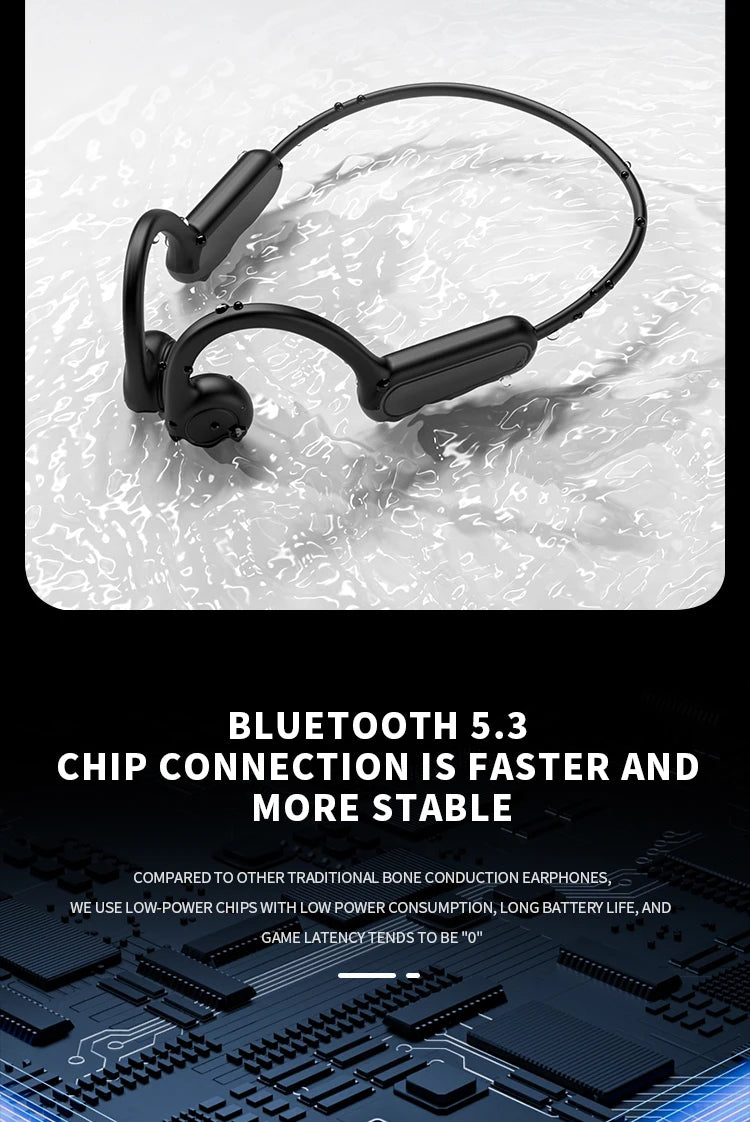 Xiaomi Wireless Bone Conduction Earphones Bluetooth 5.3 Sport Headphones Ear Hook Waterproof Headset for Outdoor Running Driving