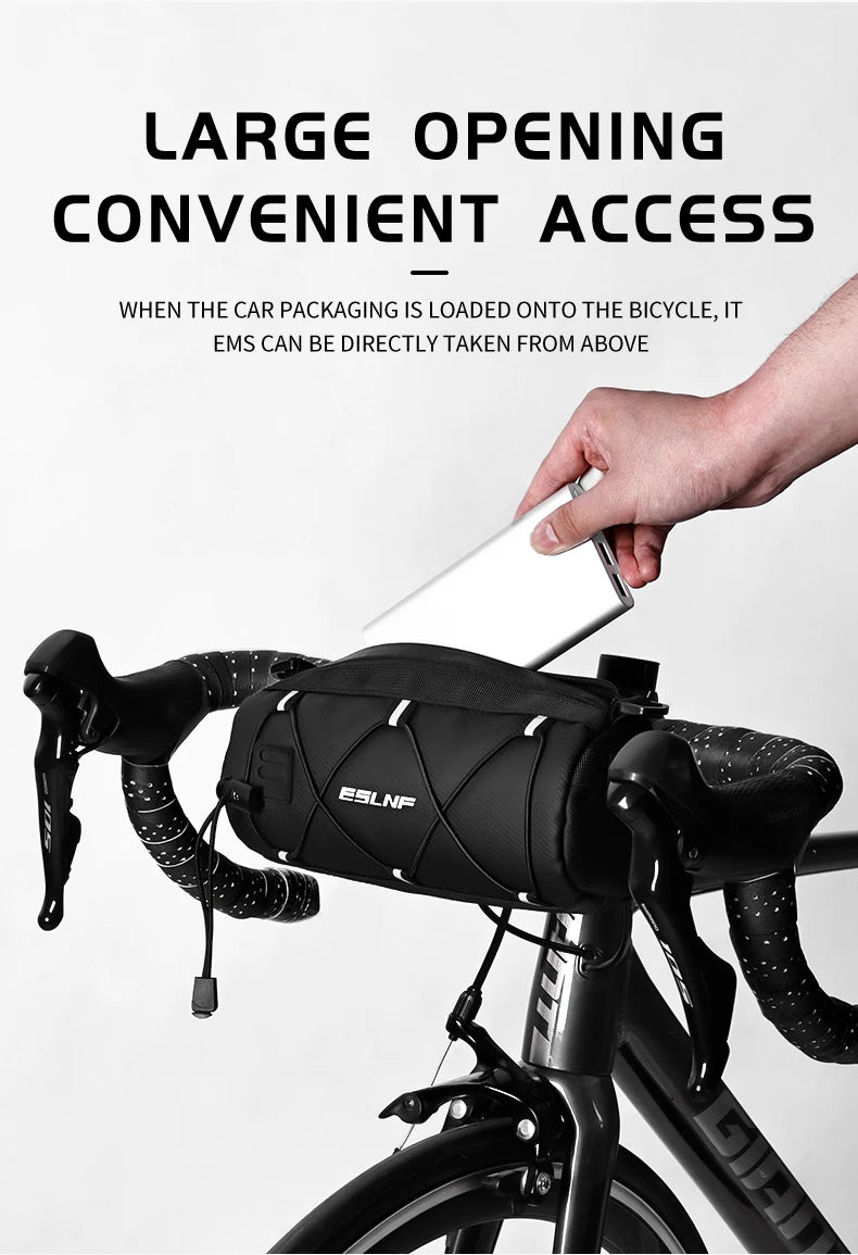 OFFBONDAGE Bike Front Bag Large Capacity Storage Outside Waterproof Multi-function Riding Bag Mountain Bike Bag Bike Accessory