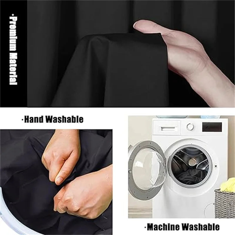 HUANYINGBJB Photography Background Backdrop Cloth Black Screen Muslin Cotton Fabric Chroma key For Photo Studio Video Portrait