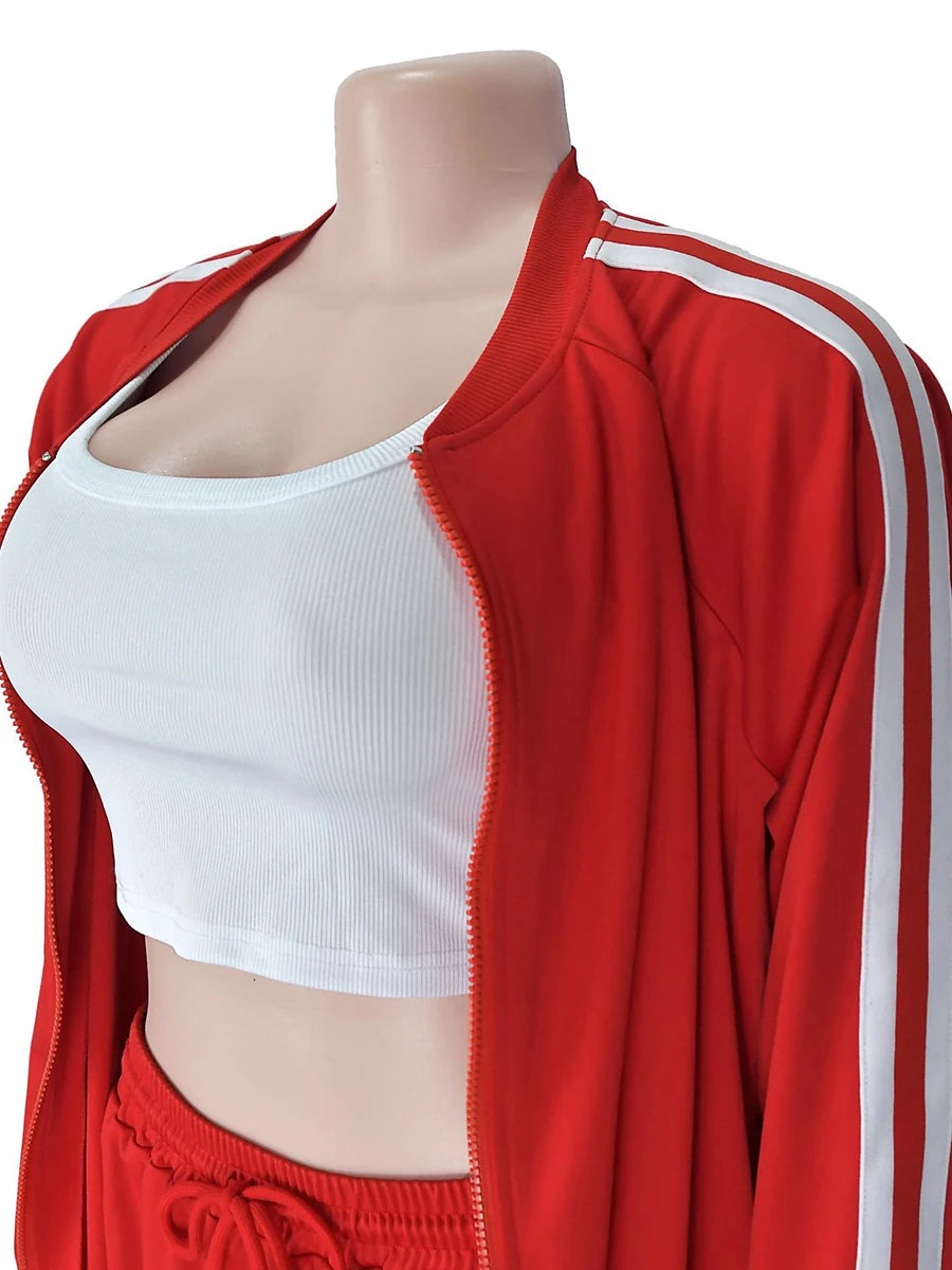 ZIML Minimalist Two Piece Sets For Women Stand Collar Long Sleeve Spliced Zipper Tops High Waist Shorts Chic Set Female Fashion