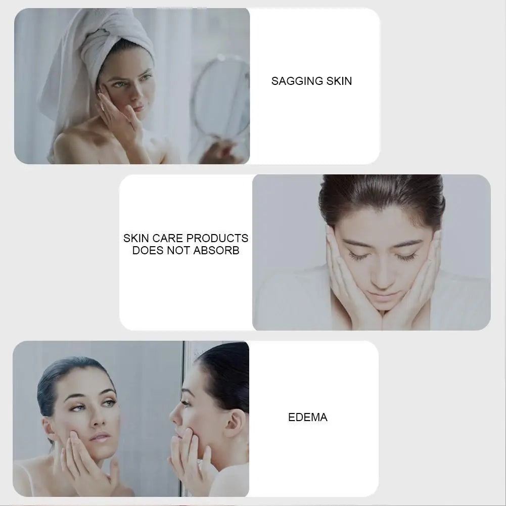Portable Electric Face Lift Roller Massager EMS Sonic Facial Lifting Skin Tighten Massage to use after charging for 30 minutes