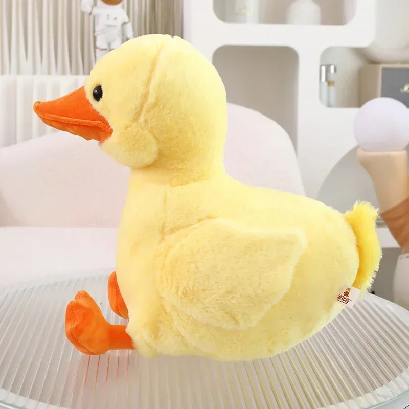 Simulation Small Yellow Duck Kawaii Wild Green Duck Plush Toys Cartoon Stuffed Animals Dolls Soft Throw Pillow Toys Room Decor