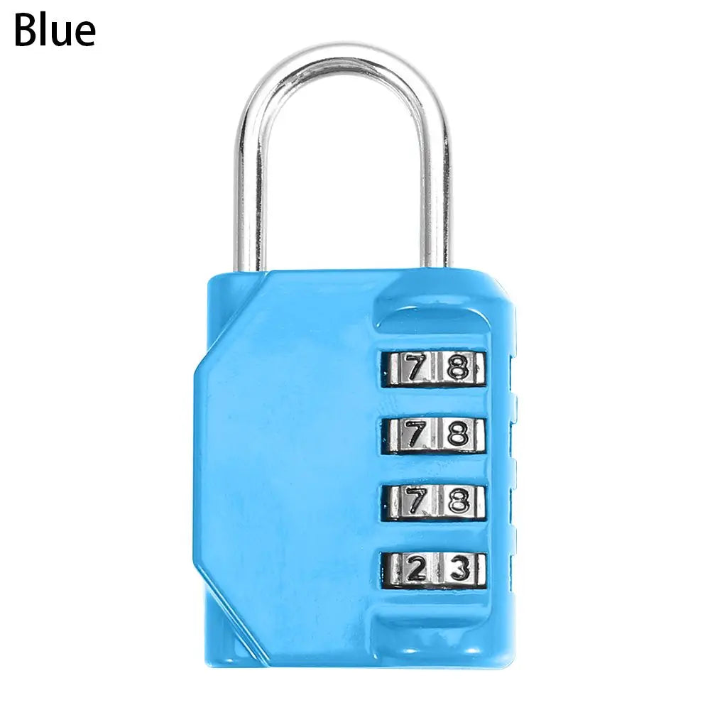 Portable Mini Backpack Zipper Password Lock Travel Luggage Padlock Security Protect For Dormitory Cabinet Locker Drawer Bag