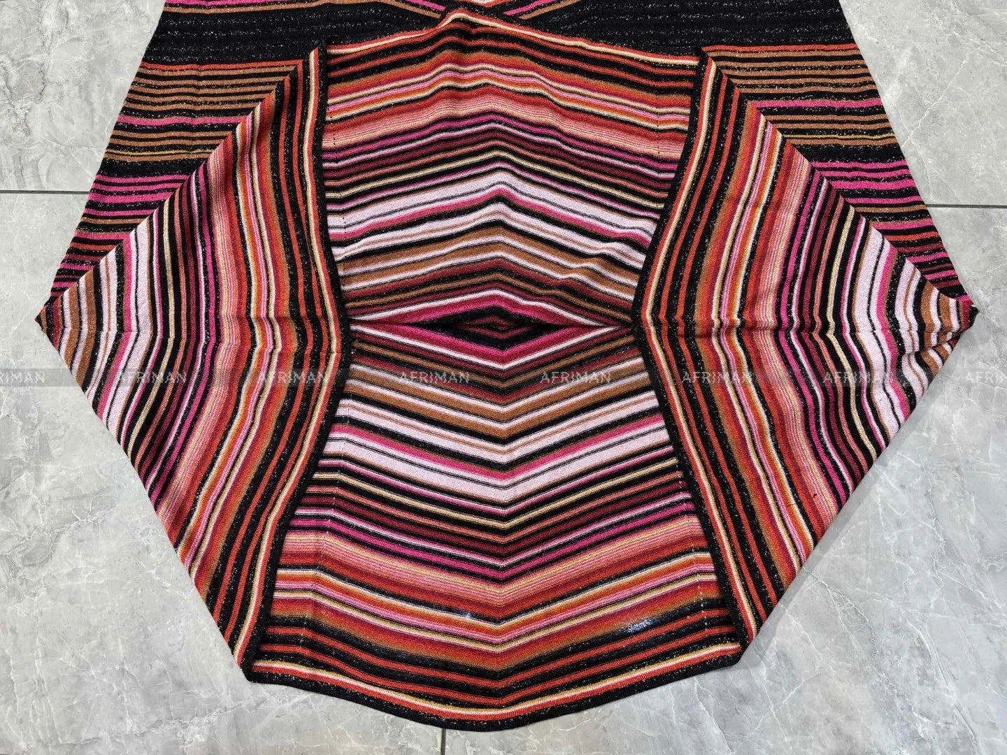 Women Stripe Sleeveless Metallic Sequined Thin Strap Hanging Neck Slim Maxi Long Knitted Dress
