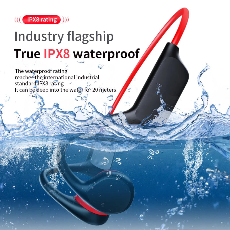Xiaomi Bone Conduction Headset IPX8 32GB Bluetooth 5.3 Wireless Swimming Headphone With Microphone Waterproof Exercise Fitness