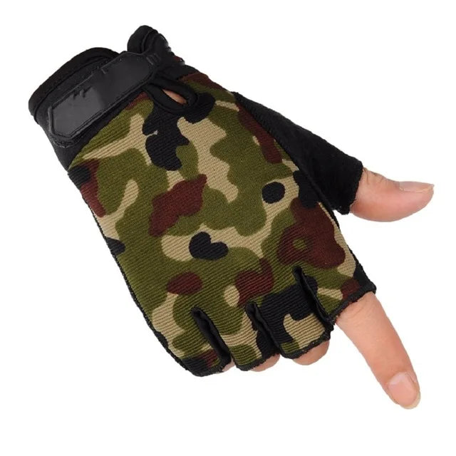 Fishing Gloves Summer Breathable Outdoor Riding Gloves Man Lady Light Bicycle Non-Slip Gloves Full Finger Fingerless