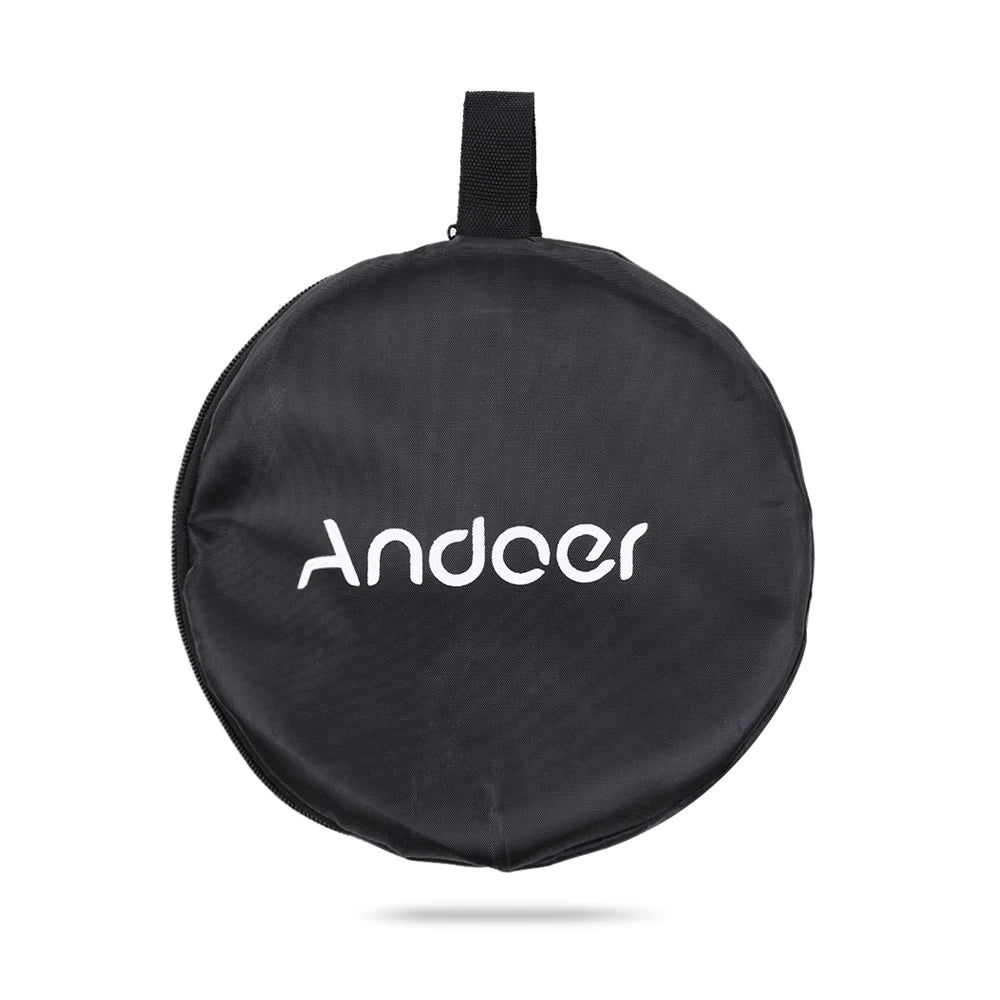 Andoer 24" 60cm Disc 5 in 1 (Gold, Silver, White, Black, Translucent) Multi Portable Collapsible Photography Studio Photo Light