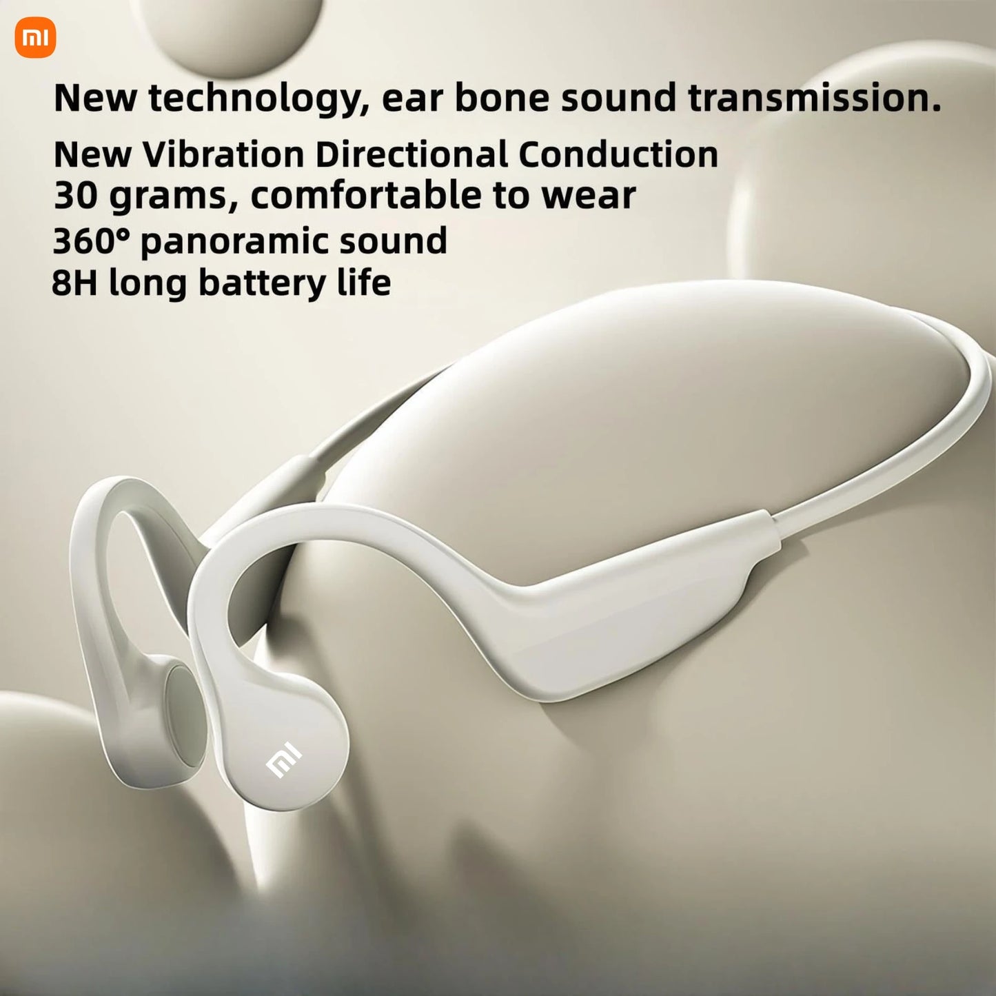 Xiaomi S3 Bone Conduction Wireless Headset Bluetooth 5.3 TWS Fashion Headphones HIFI Sports Running Waterproof Headphones