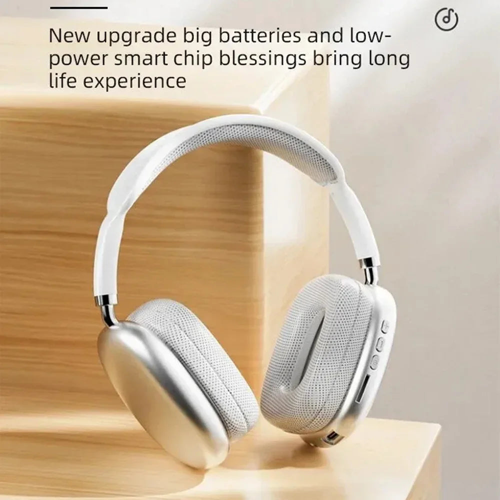 Head Mounted Wireless Bluetooth Earphones Sports Headset Game with Charging Touch Control Earbuds Bass Earphones for Music