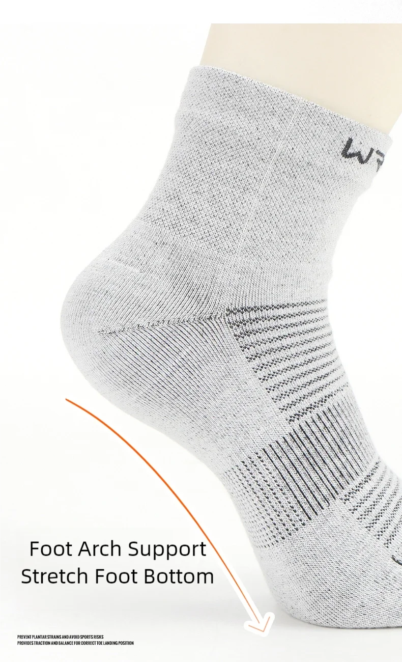 WRELS 1/3 Pairs COOLMAX Sports Five-toe Running Socks Quick-drying Breathable Anti-Blisters Marathon Toe Socks For Men And Women