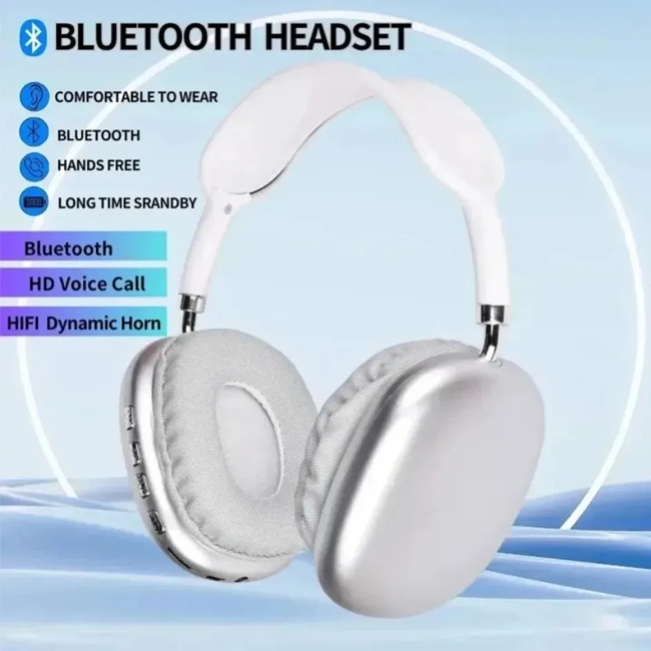 Head Mounted Wireless Bluetooth Earphones Sports Headset Game with Charging Touch Control Earbuds Bass Earphones for Music
