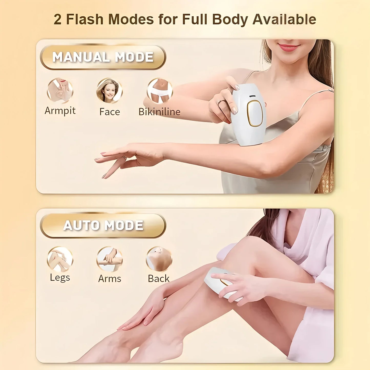 Hair Laser Depilator Electric Painless Depilator Home IPL Pulses Hair Removal Handset Women Men Painless Razor Tool