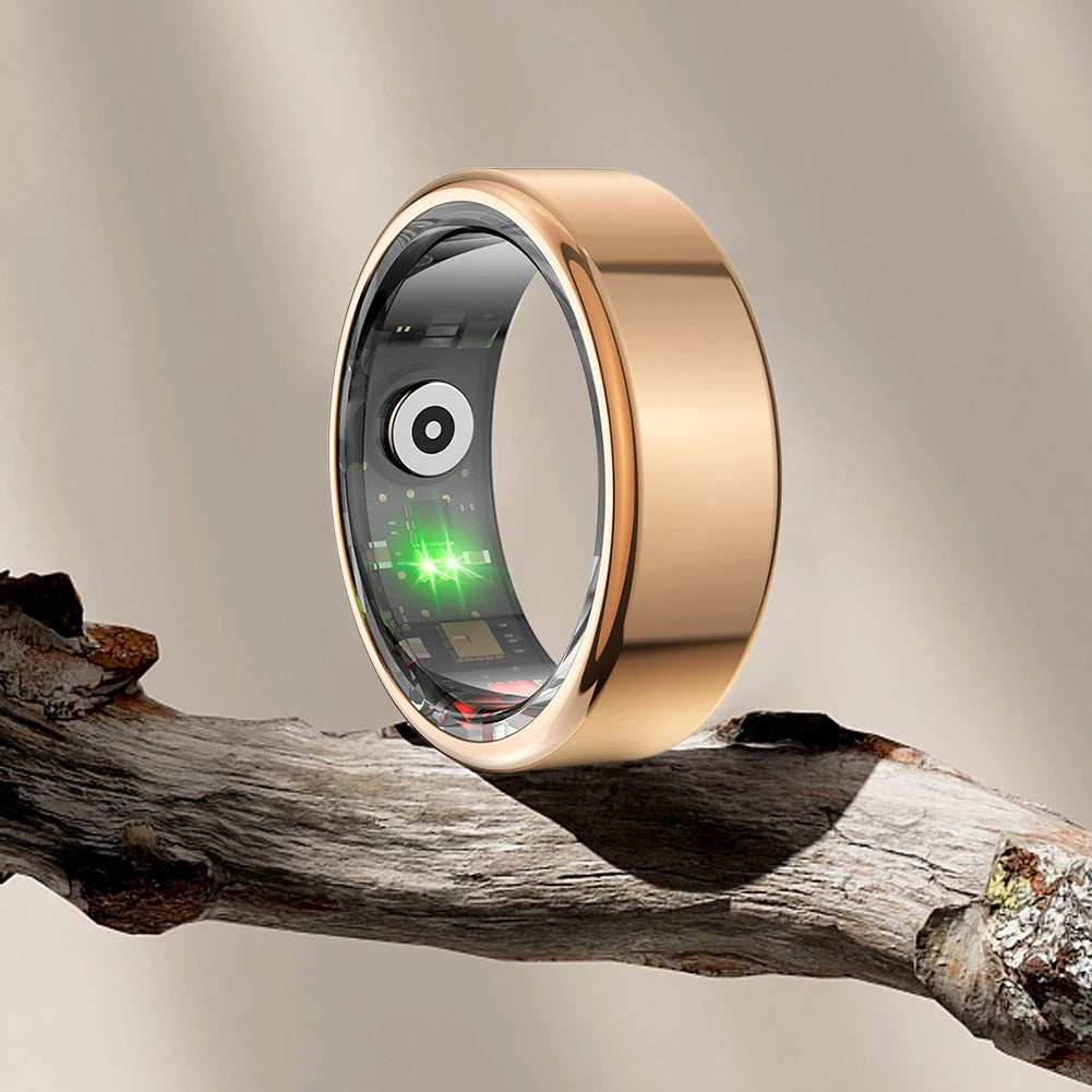 For Xiaomi Smart Ring Men Women Military Grade Titanium Steel Shell Health Monitoring IP68 & 3ATM Waterproof Multi-sport Modes