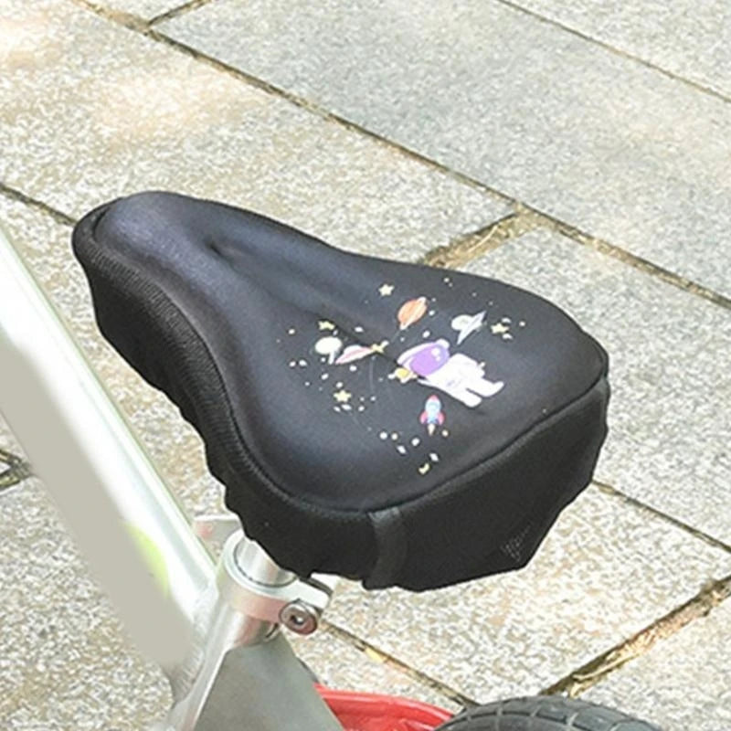 Kids Bike Seats Cushions Cover With Waterproofs Cover Bicycles Seats Protector Bike Saddles Pad Children Bicycles Accessories