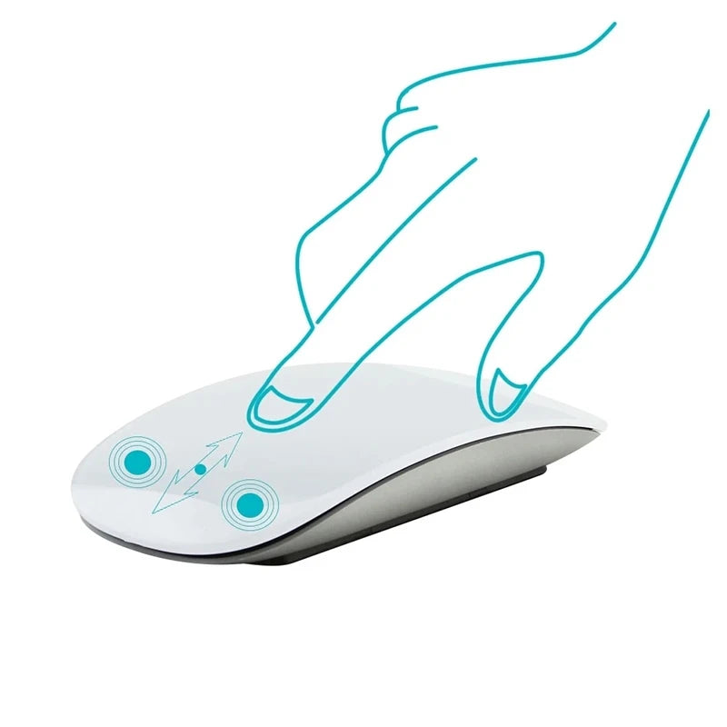Xiaomi Wireless Bluetooth Magic Computer Mouse Dual-Mode Silent Rechargeable Touch Slim Ergonomic PC Mice For Apple Macbook Air