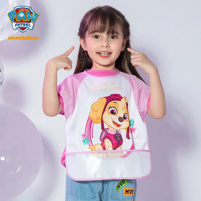 Paw Patrol Baby Bib Cartoon Waterproof Bibs Kids Girls Boys Smock Baby Bib Burp Clothes Saliva Towel Aprons Children Supplies