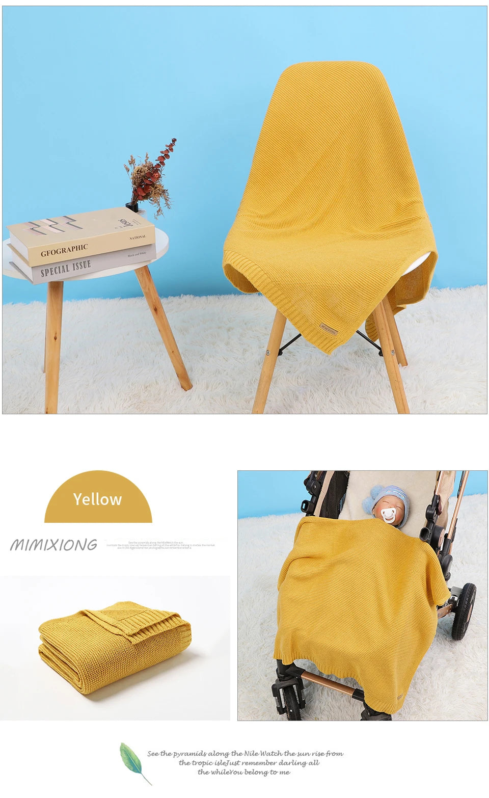 Baby Blankets 100*80cm Knit Newborn Boy Girl Month Stroller Bassinet Bedding Cradle Quilts Dual-Use Infant Netural Receiving Mat