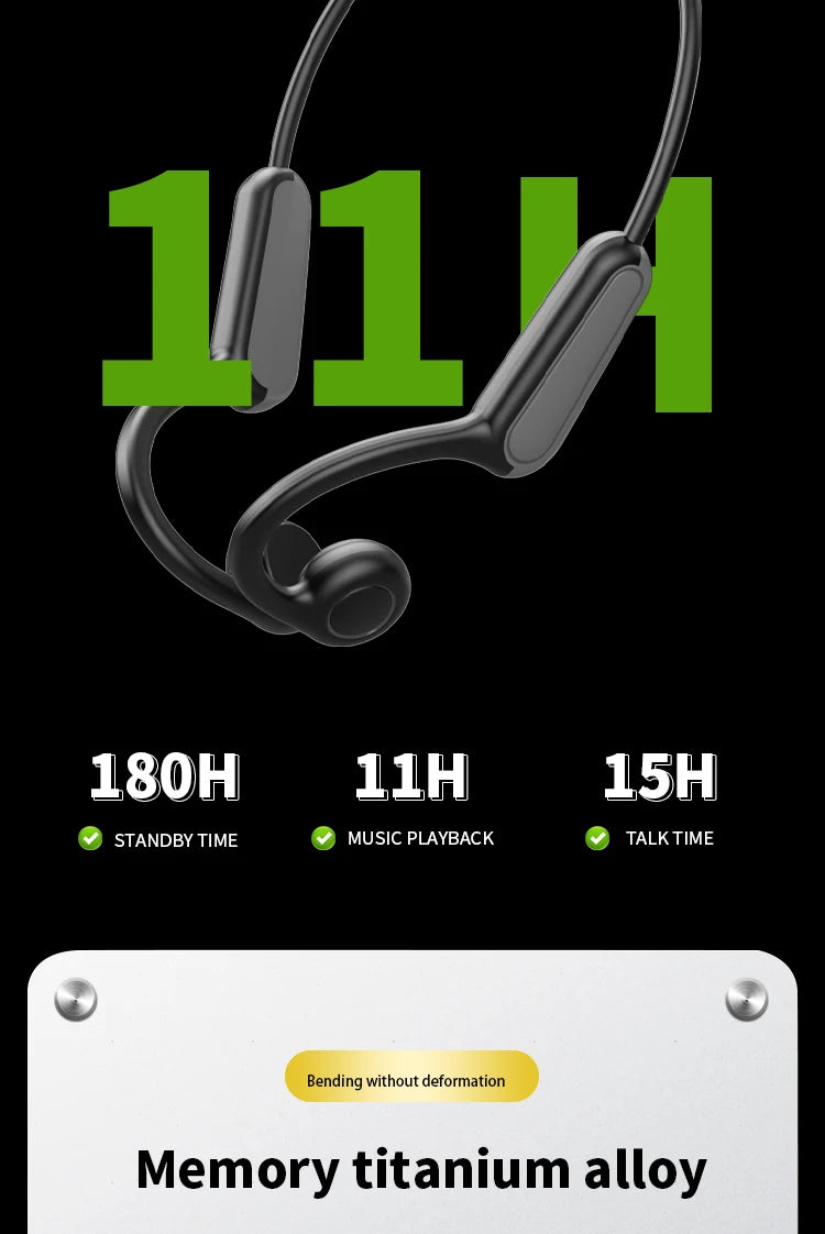 Xiaomi Wireless Bone Conduction Earphones Bluetooth 5.3 Sport Headphones Ear Hook Waterproof Headset for Outdoor Running Driving