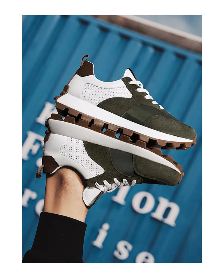 Fashion Men Sneakers Autumn Forrest Gump Shoes Lightweight Tenis Sports Shoes Thick Sole Platform Casual Shoes