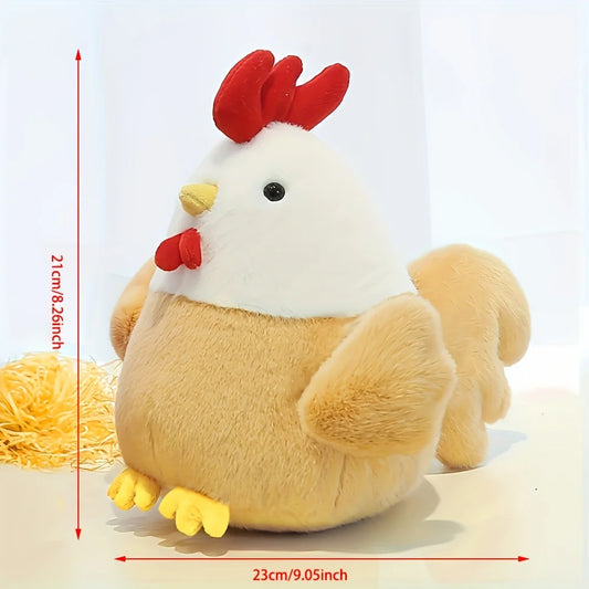 1 Cute Doll, Chicken Doll, Plush Toy, Soft and Comfortable Chicken Doll, Hen Rag Doll, Sleep Doll, Pillow As A Gift