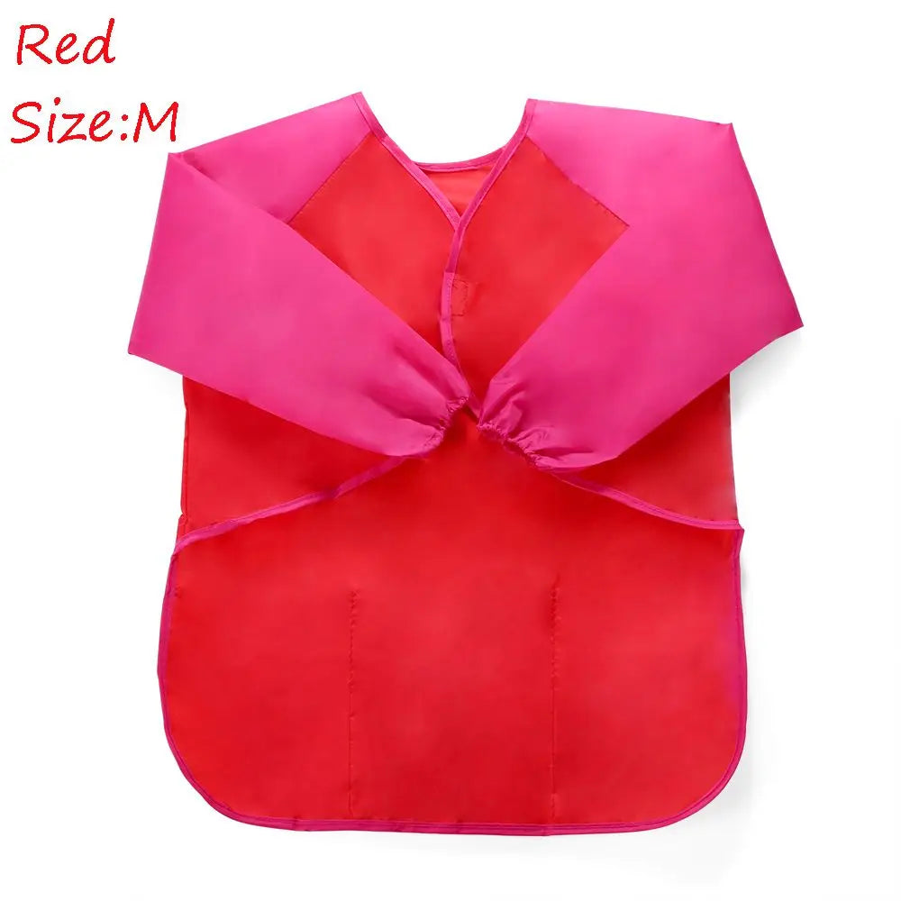 Children Art Baking Craft Kitchen Waterproof Art Kids Painting Apron Cooking Bib