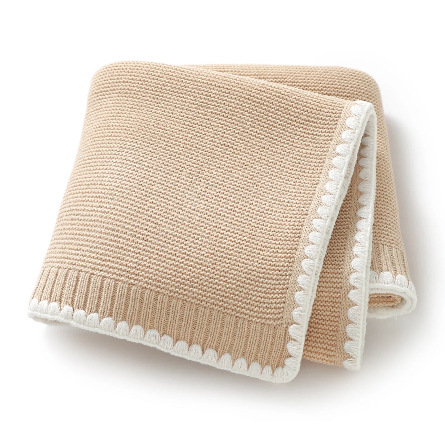 Baby Blankets Knitted Newborn Boy Girl Bedding Quilt 90*70CM Plaid Infant Stroller Swaddle Envelop Wrap Fashion Solid Super Soft