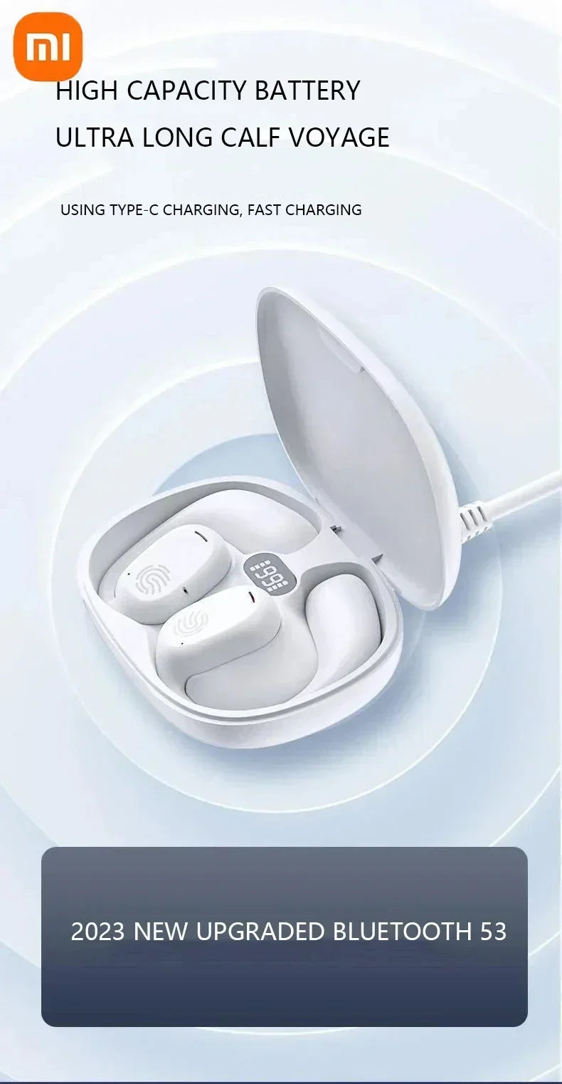 Xiaomi Bone Conduction Earbuds Sports Bluetooth 5.3 Wireless Headphones HiFi 9D Stereo Waterproof TWS Touch Noise Cancellation