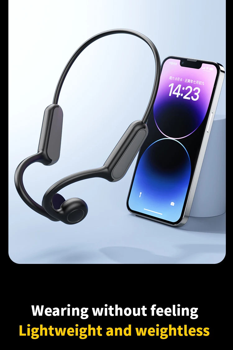 Xiaomi Wireless Bone Conduction Earphones Bluetooth 5.3 Sport Headphones Ear Hook Waterproof Headset for Outdoor Running Driving