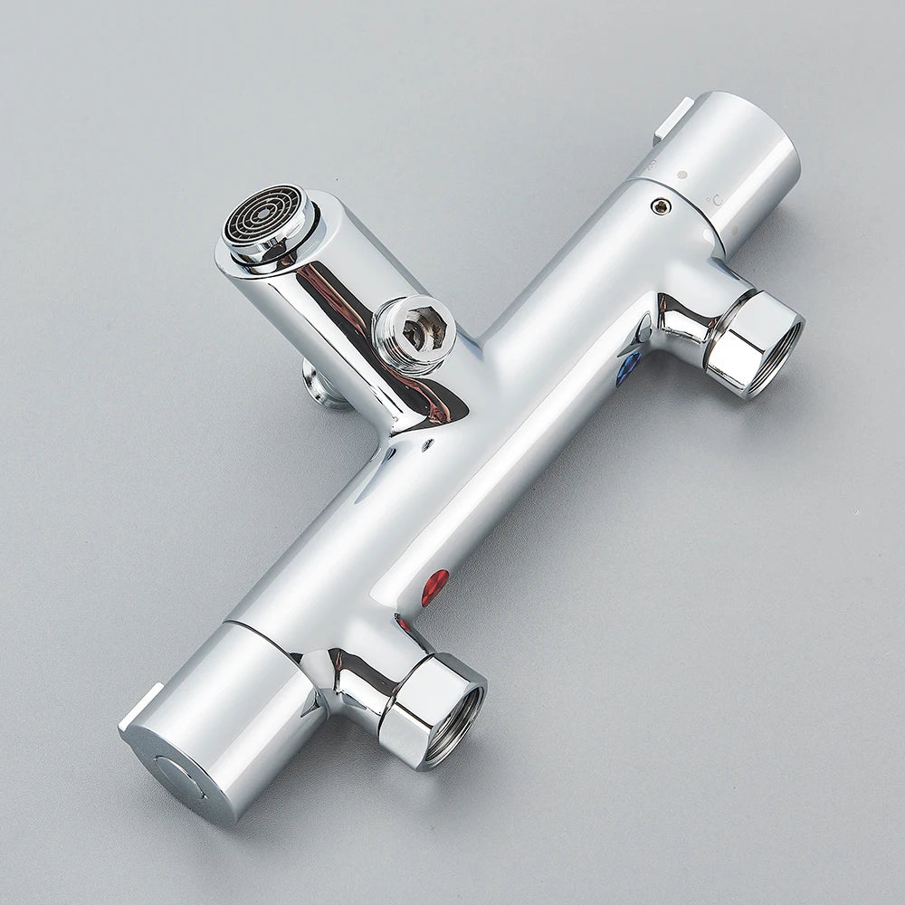 Thermostatic Shower Faucets Set Bathroom Thermostatic Mixer Tap Bathroom Mixer Mixing Valve Bathtub Faucet