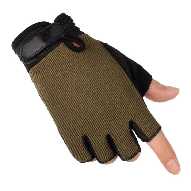 Fishing Gloves Summer Breathable Outdoor Riding Gloves Man Lady Light Bicycle Non-Slip Gloves Full Finger Fingerless