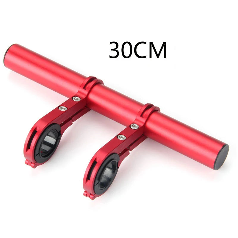10/20/30cm Bicycle Handlebar Extended Bracket MTB Headlight Mount Extented Bar Road Mountain Bike Handlebar Extender Rack Parts