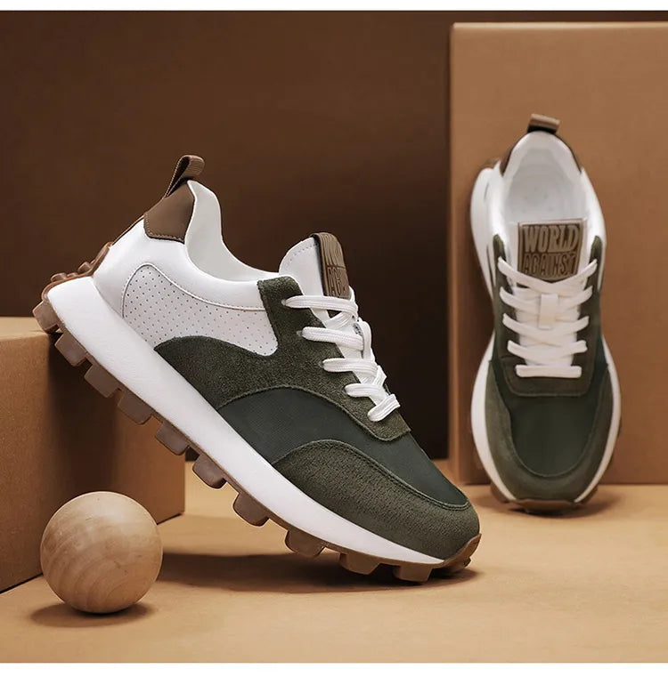 Fashion Men Sneakers Autumn Forrest Gump Shoes Lightweight Tenis Sports Shoes Thick Sole Platform Casual Shoes