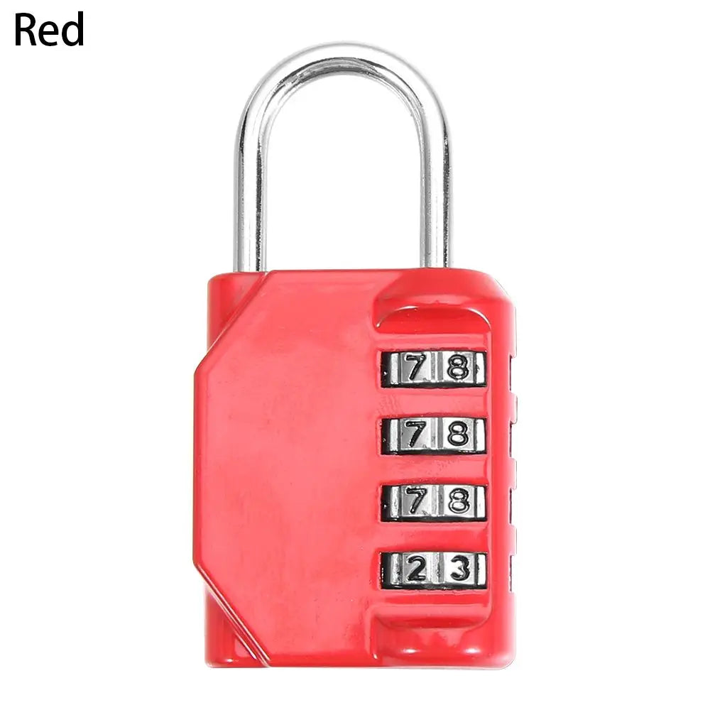 Portable Mini Backpack Zipper Password Lock Travel Luggage Padlock Security Protect For Dormitory Cabinet Locker Drawer Bag