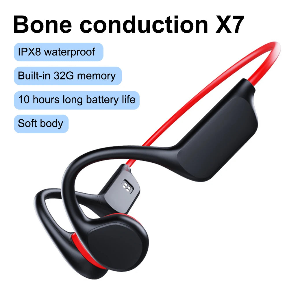 Xiaomi Bone Conduction Headset IPX8 32GB Bluetooth 5.3 Wireless Swimming Headphone With Microphone Waterproof Exercise Fitness