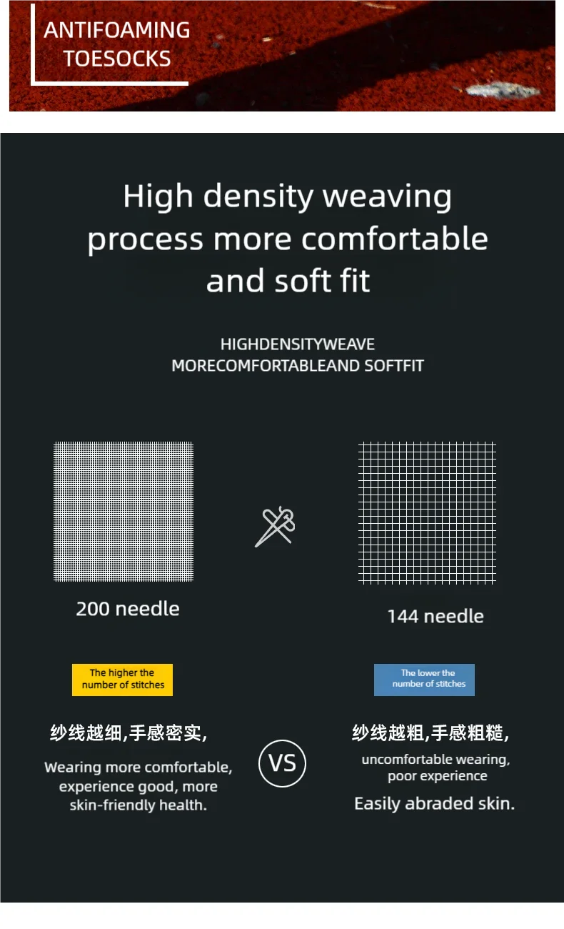 WRELS 1/3 Pairs COOLMAX Sports Five-toe Running Socks Quick-drying Breathable Anti-Blisters Marathon Toe Socks For Men And Women