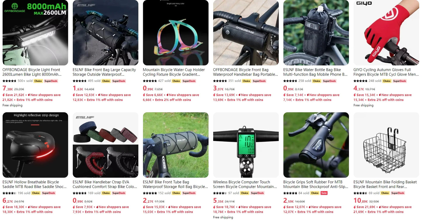 OFFBONDAGE Bike Front Bag Large Capacity Storage Outside Waterproof Multi-function Riding Bag Mountain Bike Bag Bike Accessory