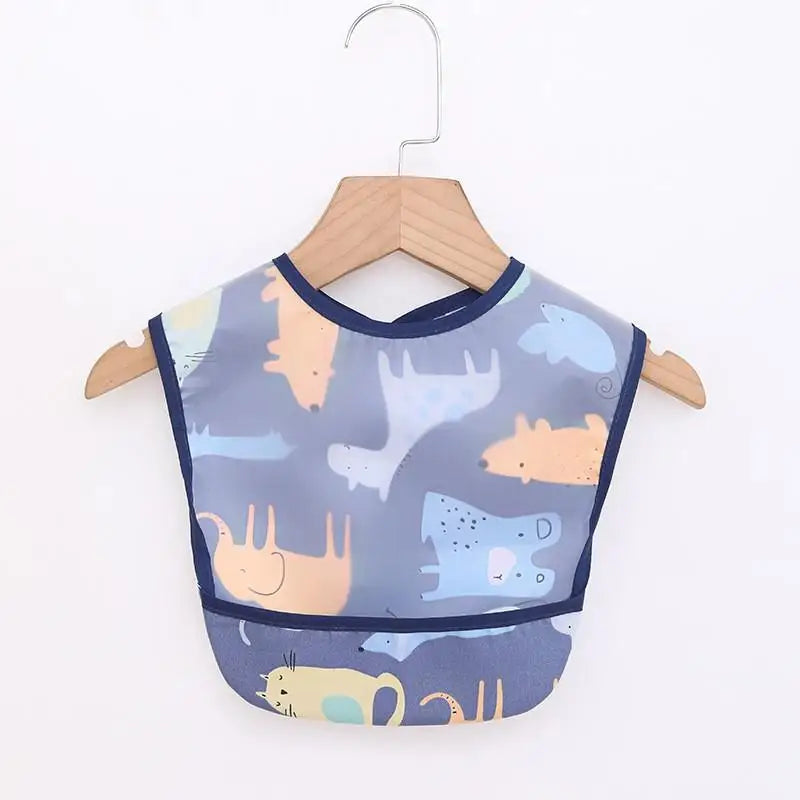 Baby Apron Bibs Toddler Long Sleeve Scarf Waterproof Art Smock Feeding Bib Infant Boys Girls Kid Burp Cloth Bandana New Arrivals