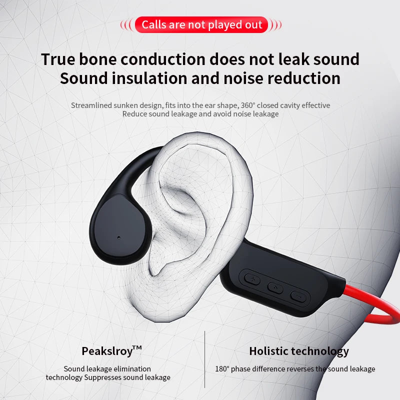Xiaomi Bone Conduction Headset IPX8 32GB Bluetooth 5.3 Wireless Swimming Headphone With Microphone Waterproof Exercise Fitness