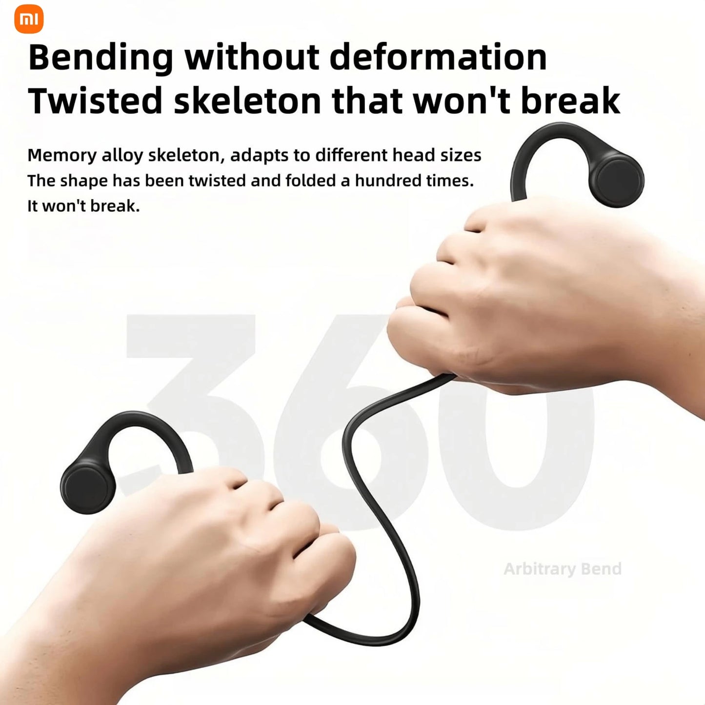 Xiaomi S3 Bone Conduction Wireless Headset Bluetooth 5.3 TWS Fashion Headphones HIFI Sports Running Waterproof Headphones