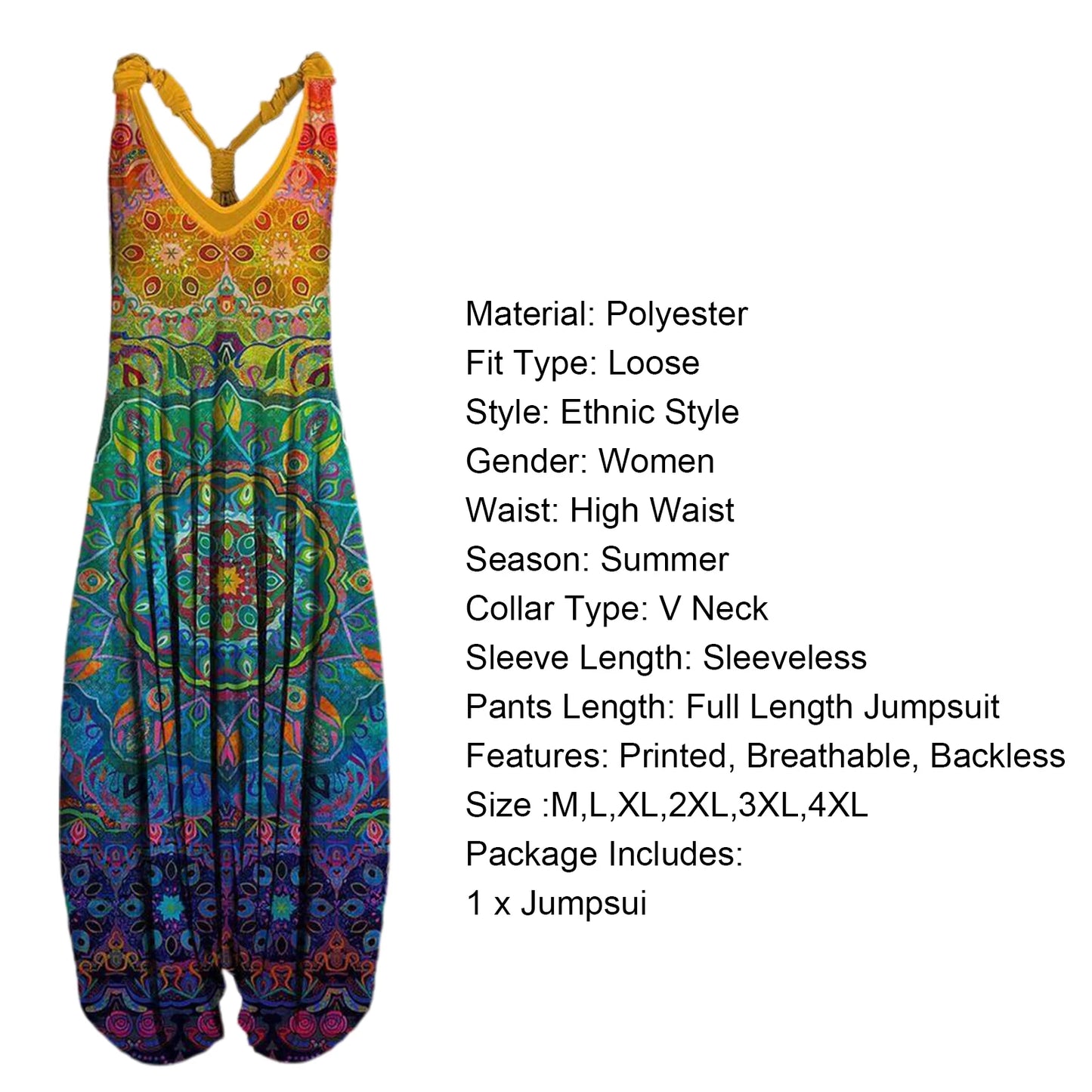 Vintage Womens Summer Playsuit Romper Jumpsuit Ladies Sleeveless Casual Floral Print Elegant High Waist Jumpsuits Комбинезоны