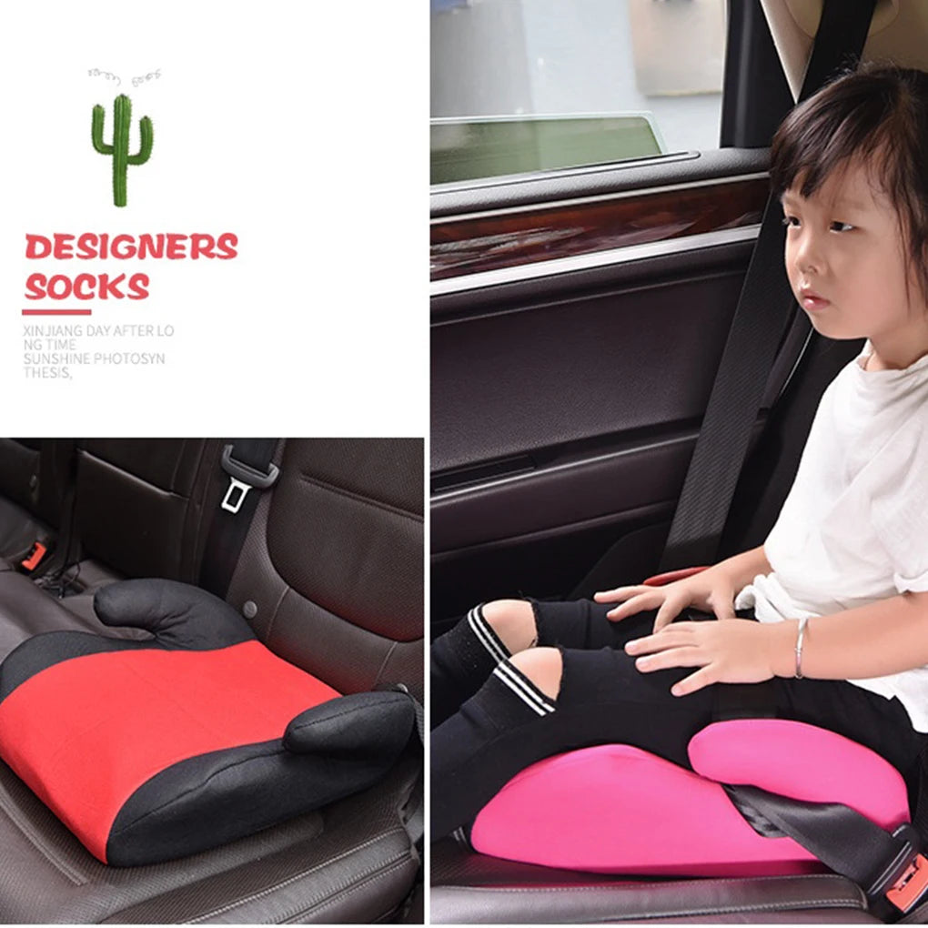 Car Safety Kid Baby Increased Booster Seat Cushion Pad Safe Seat Sturdy Children Baby Increased Seat Pad for 3-12 Years Old Chi
